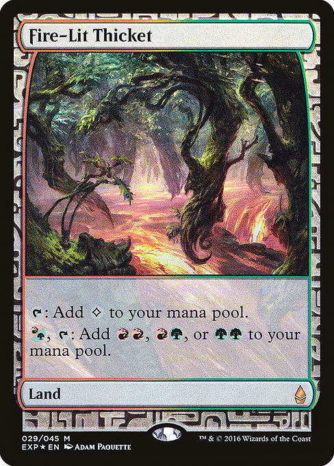 Fire-Lit Thicket (Mythic)