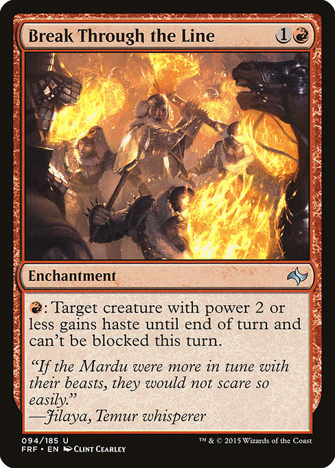 Break Through the Line (Uncommon)