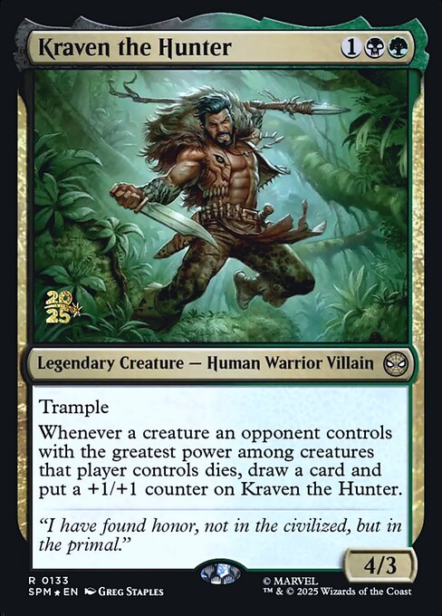 Kraven the Hunter (Rare)