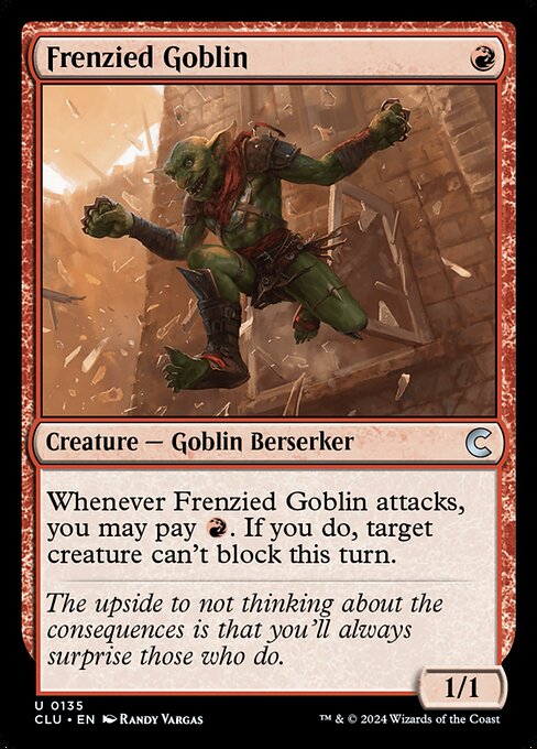Frenzied Goblin (Uncommon)