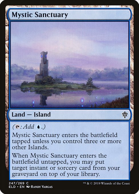 Mystic Sanctuary from Throne of Eldraine (Common)