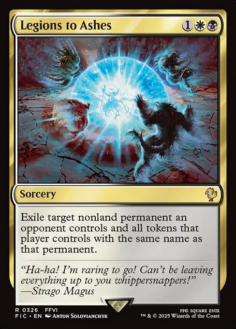 Legions to Ashes (Rare)