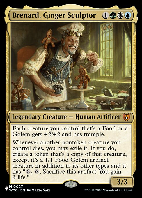 Brenard, Ginger Sculptor (Mythic)
