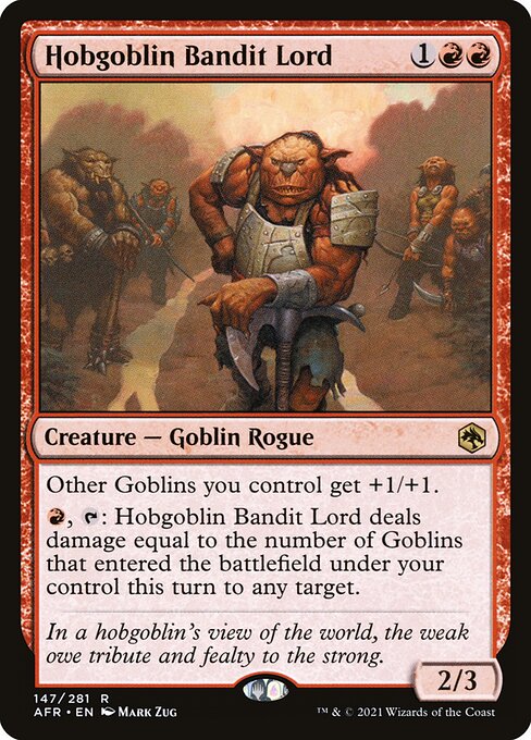 Hobgoblin Bandit Lord (Rare)