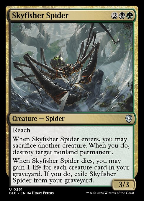 Skyfisher Spider (Uncommon)