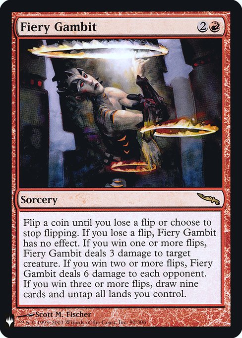 Fiery Gambit (Rare)