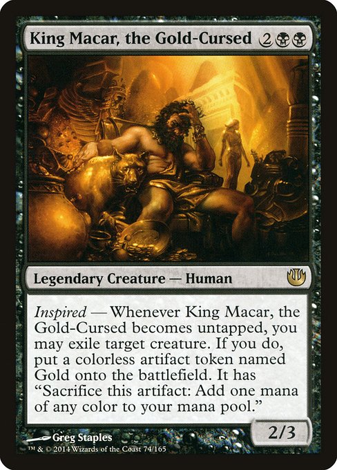 King Macar, the Gold-Cursed (Rare)