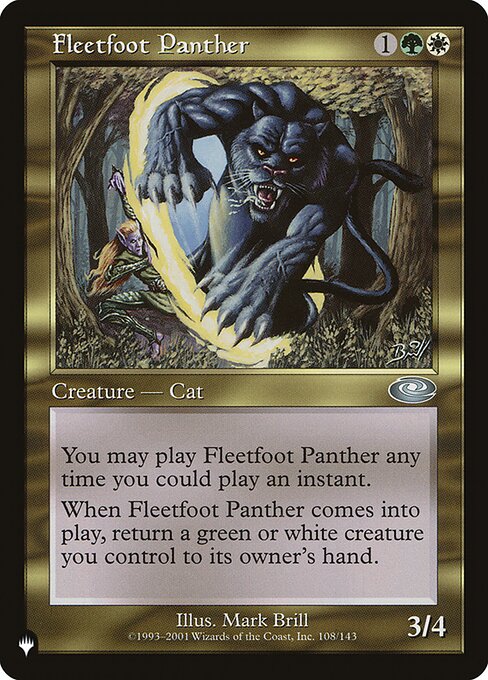 Fleetfoot Panther (Uncommon)