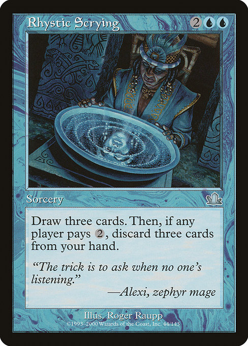 Rhystic Scrying (Uncommon)