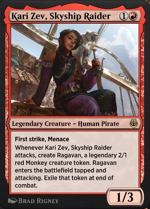 Kari Zev, Skyship Raider #133 – Kaladesh Remastered Kari Zev, Skyship Raider from Kaladesh Remastered (Rare)