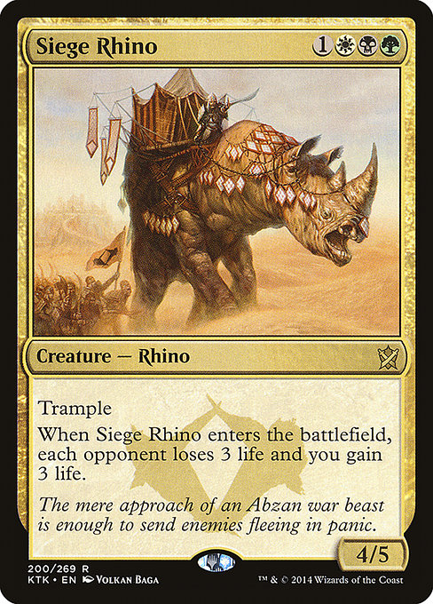 Siege Rhino (Rare)