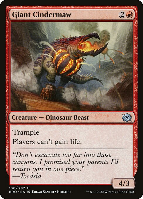 Giant Cindermaw (Uncommon)