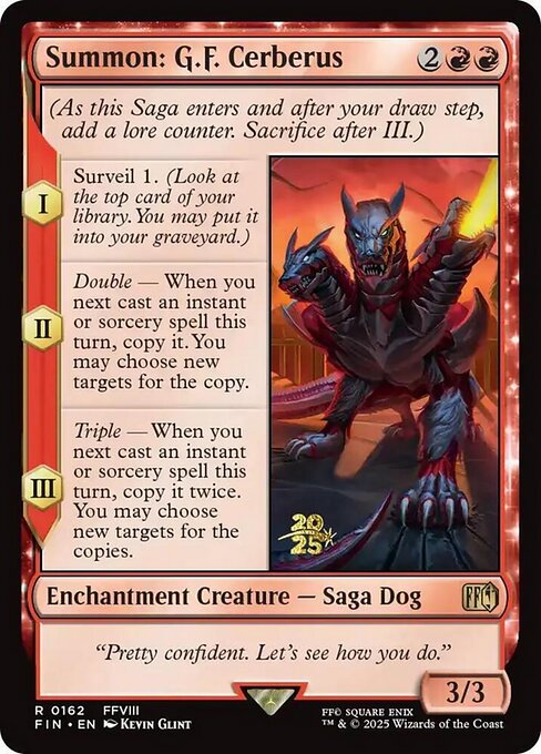 Summon: G.F. Cerberus (Rare)