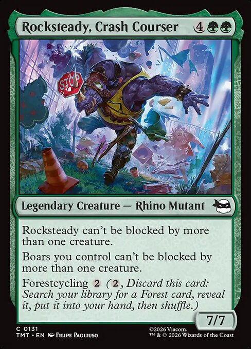 Rocksteady, Crash Courser (Common)