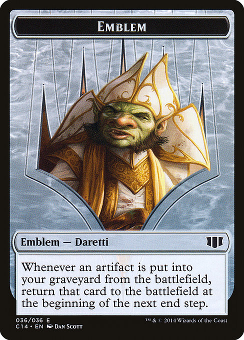 Daretti, Scrap Savant Emblem (Common)