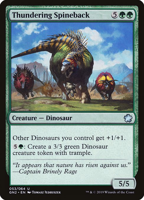 Thundering Spineback (Uncommon)
