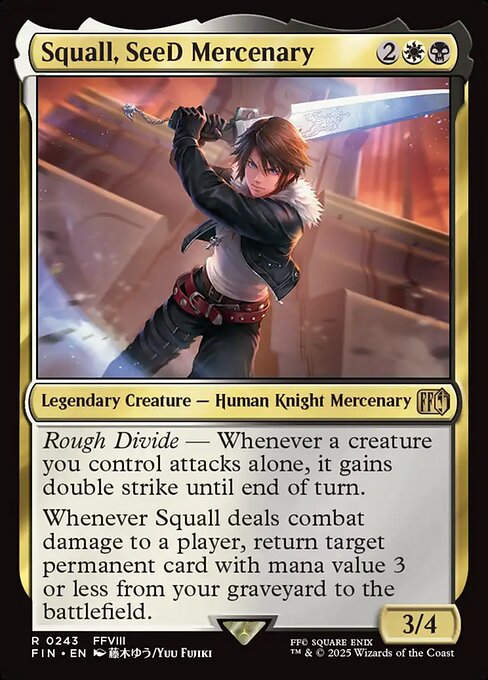 Squall, SeeD Mercenary (Rare)