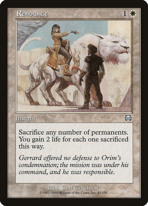 Renounce (Uncommon)