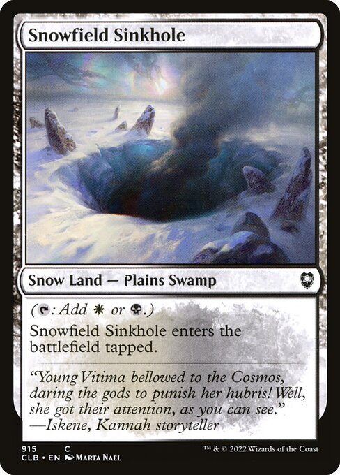 Snowfield Sinkhole (Common)