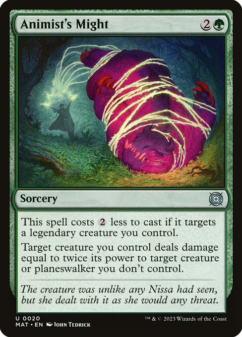 Animist's Might (Uncommon)