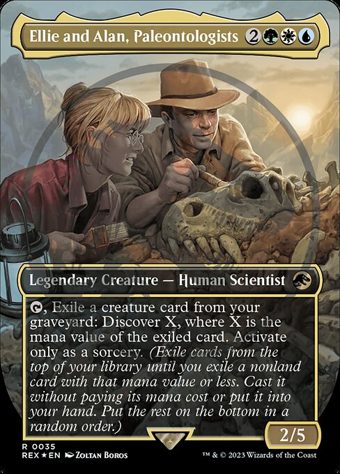 Ellie and Alan, Paleontologists (Rare)