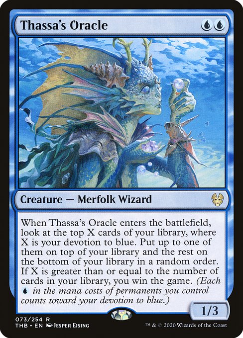 Thassa's Oracle from Theros Beyond Death (Rare)