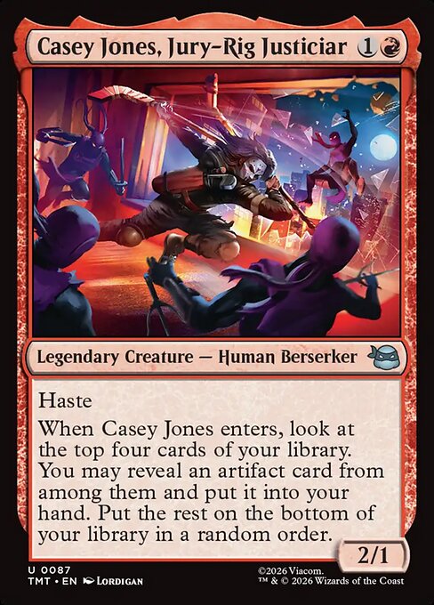 Casey Jones, Jury-Rig Justiciar (Uncommon)