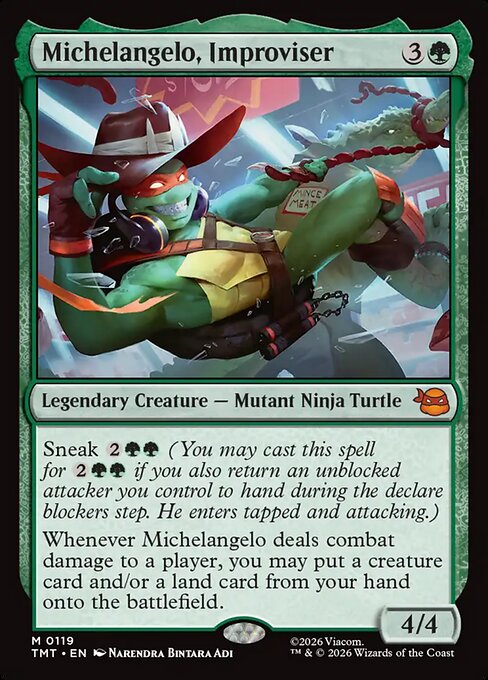 Michelangelo, Improviser (Mythic)