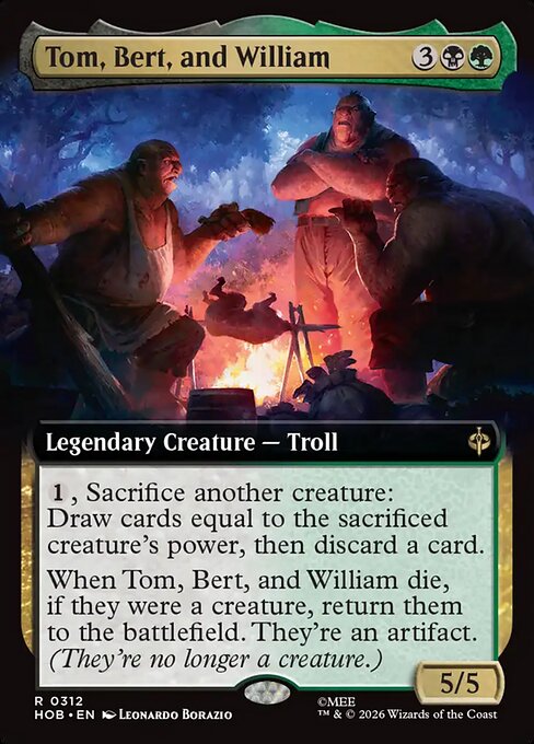 Tom, Bert, and William (Rare)