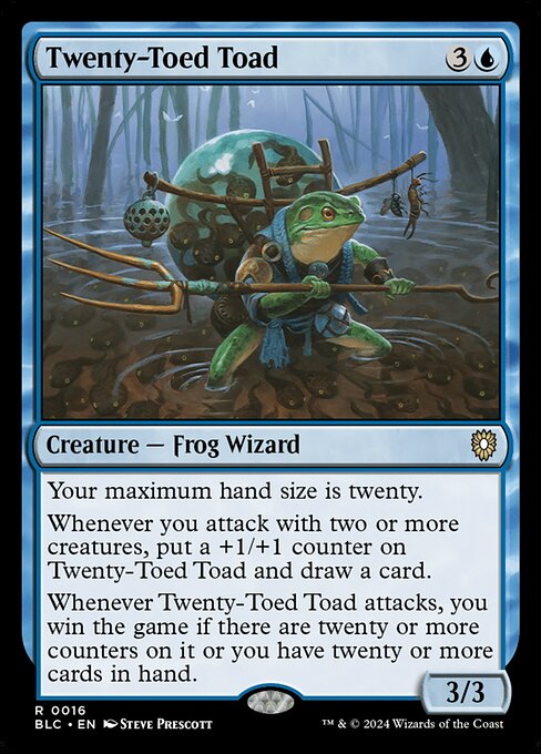 Twenty-Toed Toad (Rare)