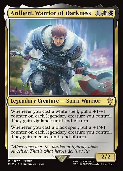 Ardbert, Warrior of Darkness (Rare)