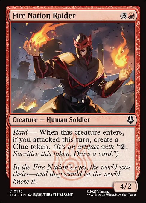 Fire Nation Raider (Common)