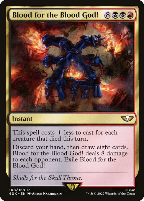 Blood for the Blood God! (Rare)