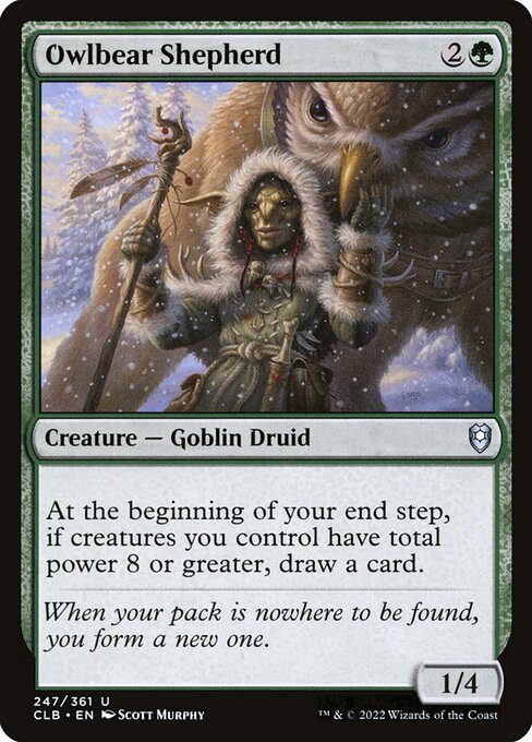 Owlbear Shepherd (Uncommon)