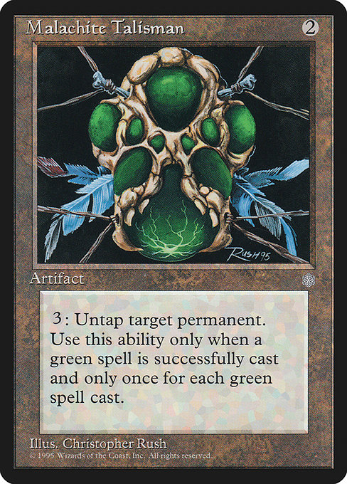 Malachite Talisman (Uncommon)