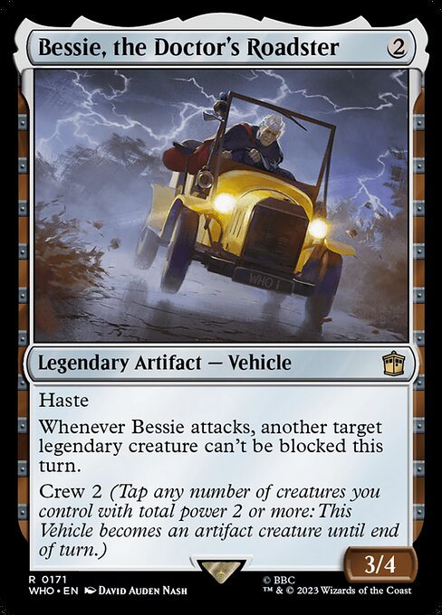 Bessie, the Doctor's Roadster (Rare)