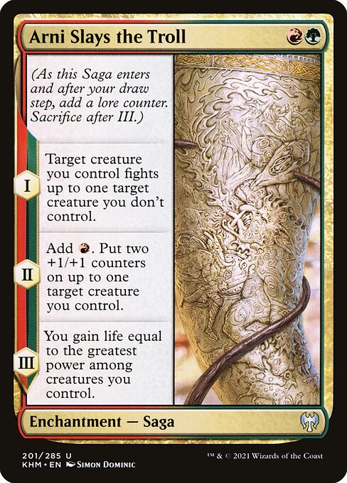 Arni Slays the Troll (Uncommon)
