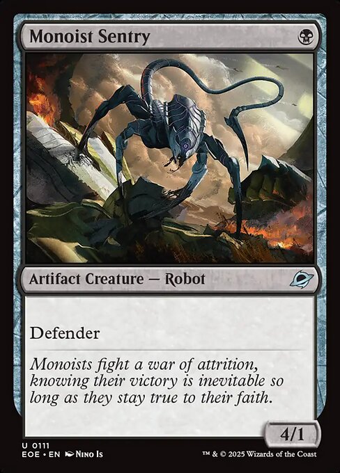 Monoist Sentry (Uncommon)