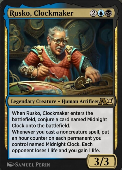 Rusko, Clockmaker #24 – Alchemy: The Brothers' War Rusko, Clockmaker from Alchemy: The Brothers' War (Rare)
