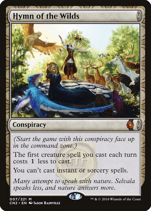 Hymn of the Wilds from Conspiracy: Take the Crown (Mythic)