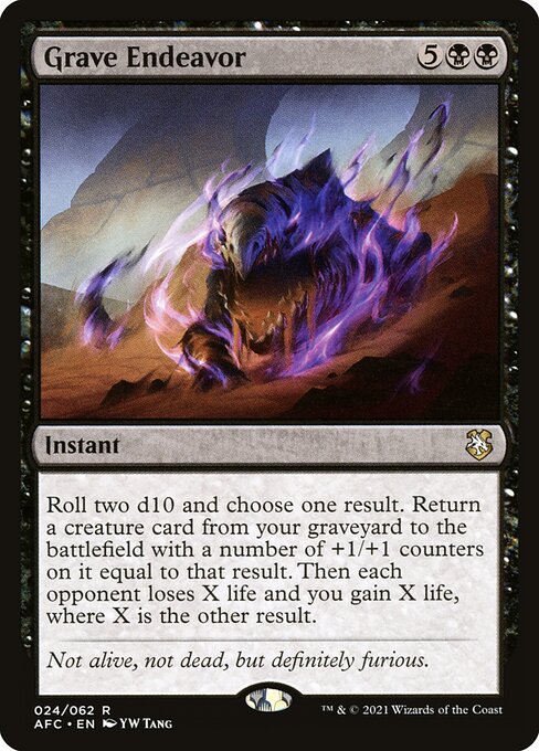 Grave Endeavor (Rare)