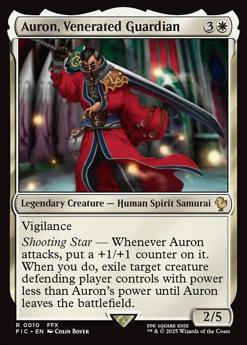 Auron, Venerated Guardian (Rare)