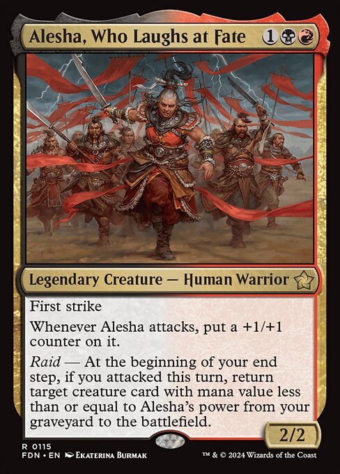 Alesha, Who Laughs at Fate (Rare)