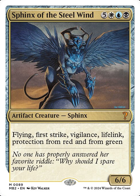 Sphinx of the Steel Wind (Mythic)