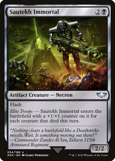 Sautekh Immortal (Uncommon)