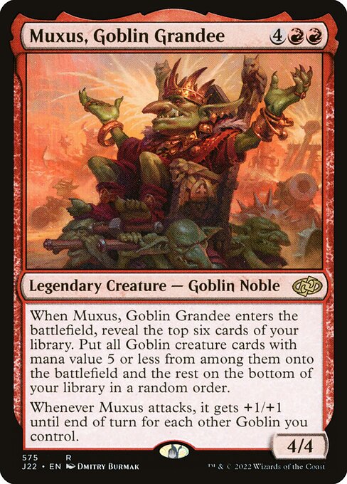 Muxus, Goblin Grandee (Rare)