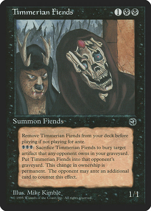 Timmerian Fiends from Homelands (Rare)