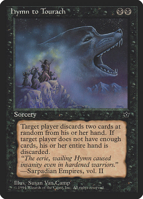 Hymn to Tourach from Fallen Empires (Common)