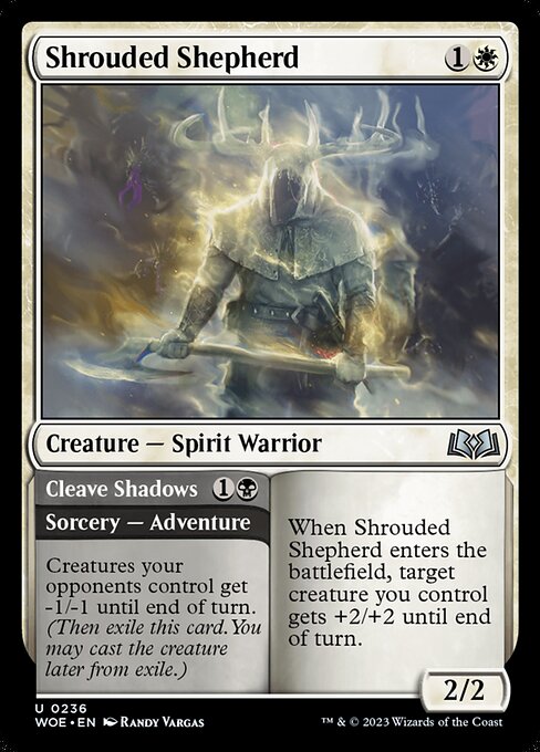 Shrouded Shepherd // Cleave Shadows (Uncommon)