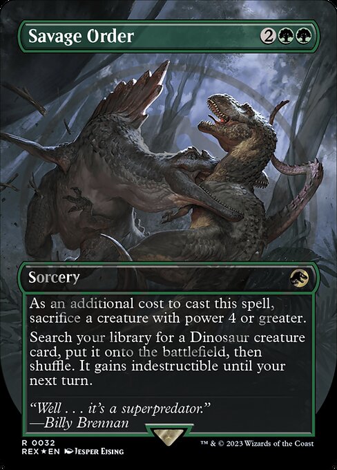Savage Order (Rare)